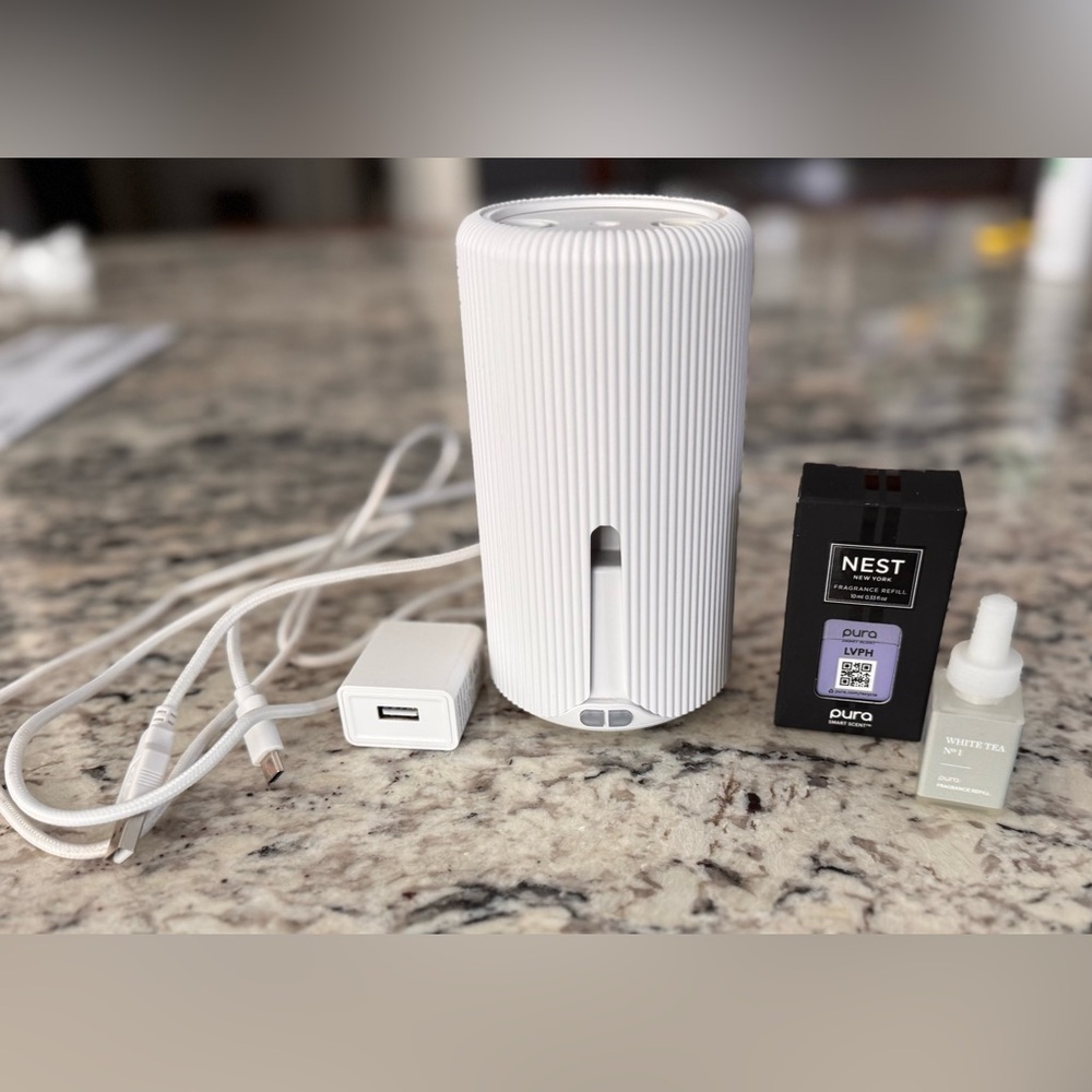 Pura Plus Smart Home Fragrance Diffuser White For Large Spaces With 2 New Scents